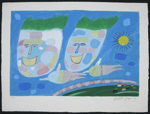 Wouter Stips - Zeefdruk, Samen op vleugels kopen? Bied vanaf 40!