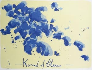 Henny van der Vegt - Litho, Kind of bleu - Ingelijst kopen? Bied vanaf 20!
