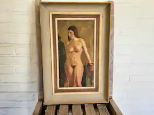 Adam Potgieter - Academisch geschoold, lid Kunst Zij Ons Doel. A,damse Aquarellistenkring verkauft für € 72!