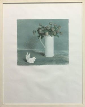 Mart Kempers - stilleven | kleurenlitho - ingelijst kopen? Bied vanaf 40!