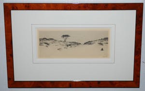 Dirk Harting - epreuve d'artiste - ets - duinlandschap kopen? Bied vanaf 30!