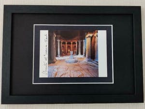 Christo - wrapped vestibule - Ingelijst en handgesigneerd kopen? Bied vanaf 120!