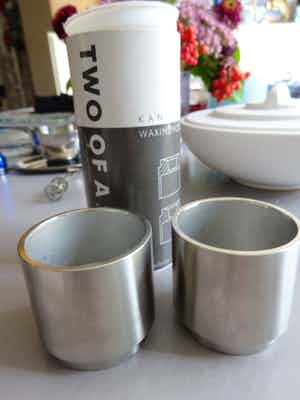 Koninklijke Van Kempen & Begeer - Chantal Niels:Two of a kind- stapelbare/omkeerbare kandelaar verkocht voor € 15!