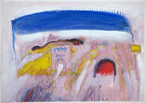 Franscz Witte - Olieverf op papier, Zonder titel kopen? Bied vanaf 1!