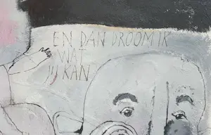 Wouter Stips - Unicum: 'En dan droom ik wat jij kan' - Ingelijst kopen? Bied vanaf 295!