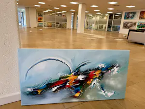 Gena - Abstract Blue kopen? Bied vanaf 10!