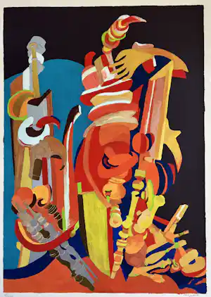 Vic Gentils - Kleurrijke lithografie - gesigneerd - 38/125 verkauft für € 85!