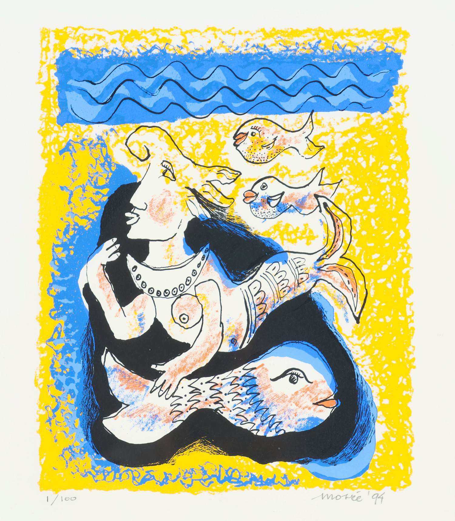 Marijn Moree - Zeemeermin met vissen kopen? Bied vanaf 60!