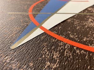 Cesar Domela - collage en zeefdruk - zonder titel - 1981 kopen? Bied vanaf 225!