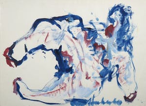 Anton Heyboer - Acryl op papier, Dame - Ingelijst (Groot) kopen? Bied vanaf 300!