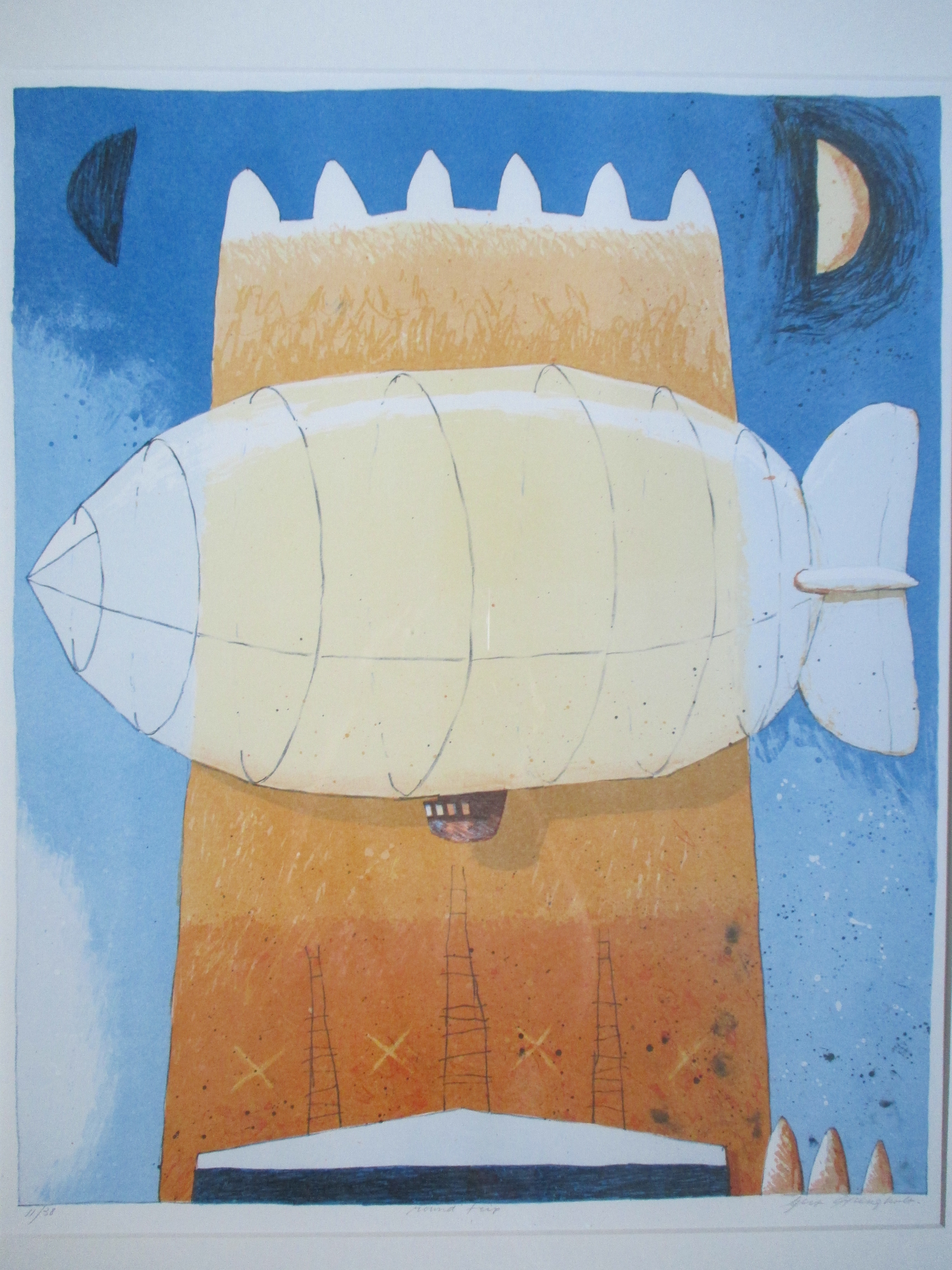 Gert Strengholt - Ingelijste Litho 'Round Trip" Barth lijst kopen? Bied vanaf 55!