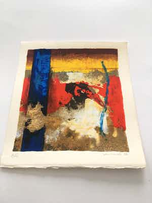 Hans Vanhorck - Kleurenlitho z.t. verkocht voor € 50!