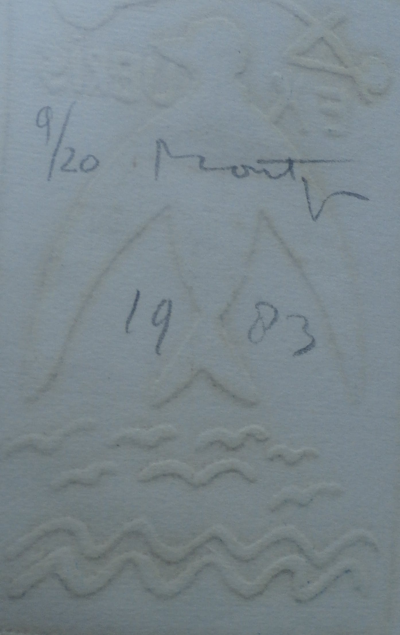 Jan Montyn - Zeefdruk: Ex Libris voor Mies Meulemans - 1983 kopen? Bied vanaf 40!