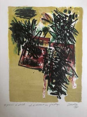 Corneille - Vol d'oiseux au printemps - 1960 kopen? Bied vanaf 350!