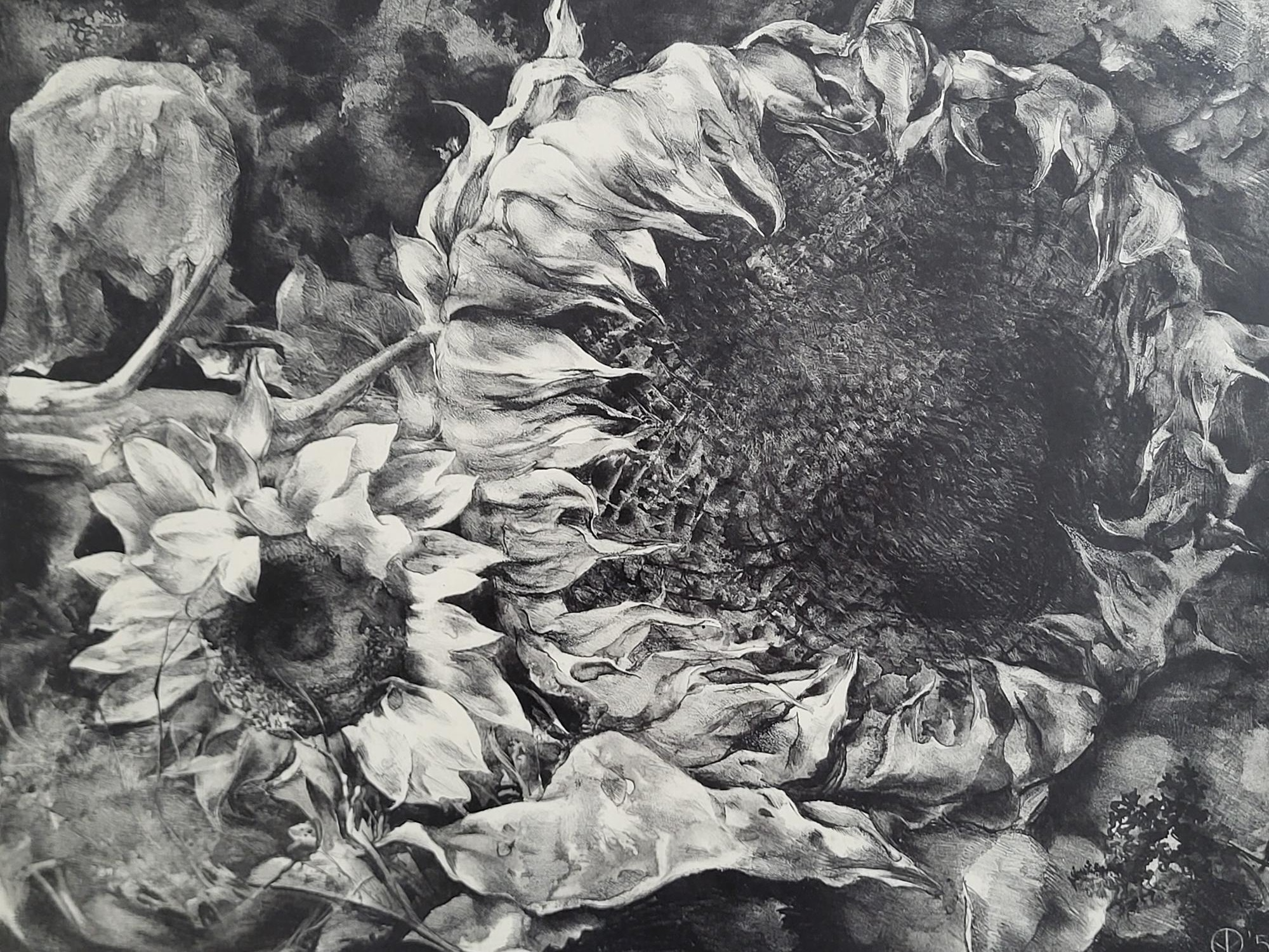 Buy Aart van Dobbenburgh - "Zonnebloemen".? Bid from 75!