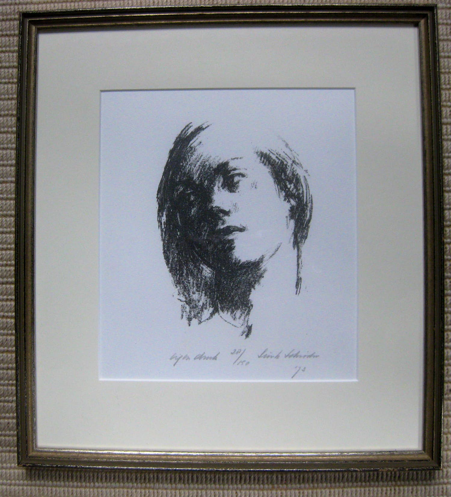 Sierk Schroder - Vrouwenportret verkocht voor € 100!