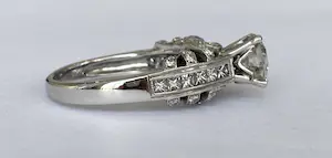 18 karaat witgouden solitair ring met een briljant geslepen diamant van 1.20 ct kopen? Bied vanaf 2800!