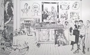 Sipke Huismans - gesigneerde litho kopen? Bied vanaf 55!