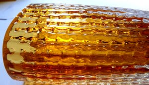 Ingrid Glas - sierlijk bewerkte vaas kopen? Bied vanaf 1!