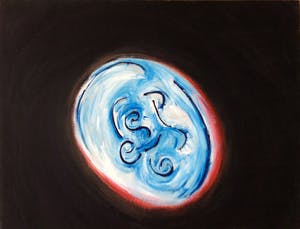 Jack Vissers - Vreemde planeet - acryl op karton kopen? Bied vanaf 1!