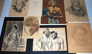 Karel Gomes - in een eclectisch kavel (ook Willem Klijn en G.L.Kiers) kopen? Bied vanaf 125!