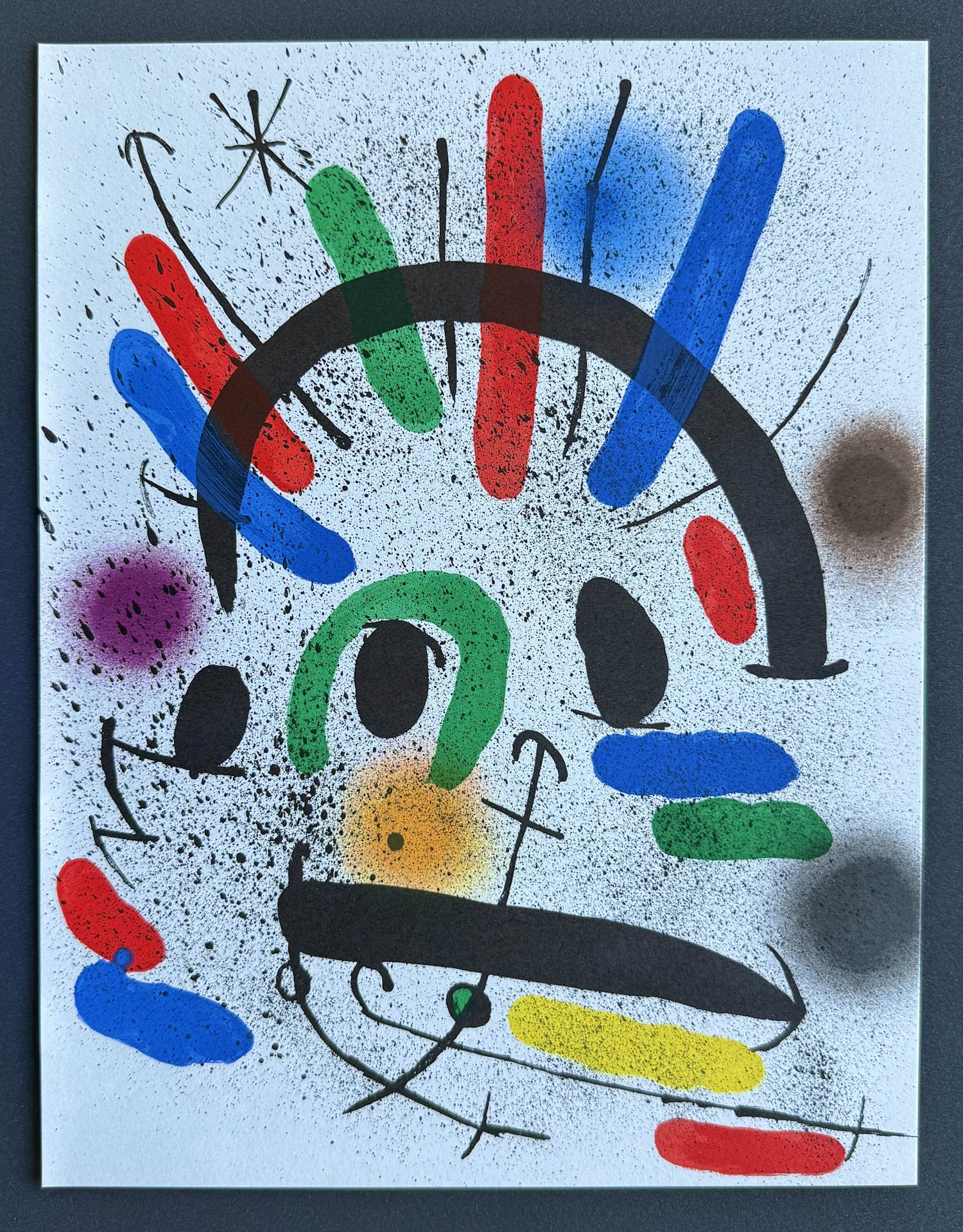 Joan Miro - "Litografía original II" 1970. Werkverzeichnis Cramer 160; Mourlot 858 kopen? Bied vanaf 95!