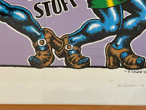 Robert Crumb - The Hokum Boys (2009) – Gesigneerde zeefdruk naar Albumcover 1975– 150/250 kopen? Bied vanaf 300!