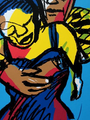 Herman Brood - Zeefdruk: Nee niet nu kopen? Bied vanaf 275!