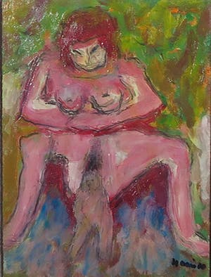 Pieter Haan - Acryl op board, Lot van twee voorstellingen - Ingelijst kopen? Bied vanaf 1!
