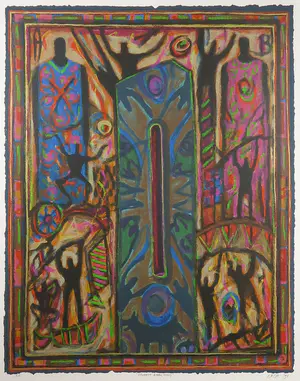 Eric Toebosch - Zeefdruk, Vruchtbaarheid - Ingelijst kopen? Bied vanaf 50!