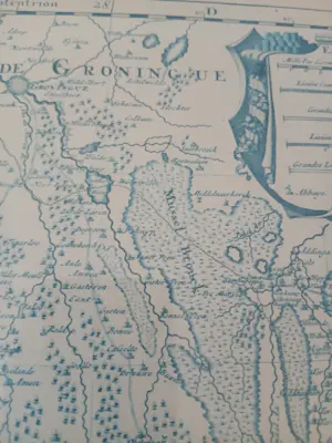 Alexis Hubert Jaillot - Litho - Kaart van Overijssel/Salland-Twente en Drenthe kopen? Bied vanaf 125!