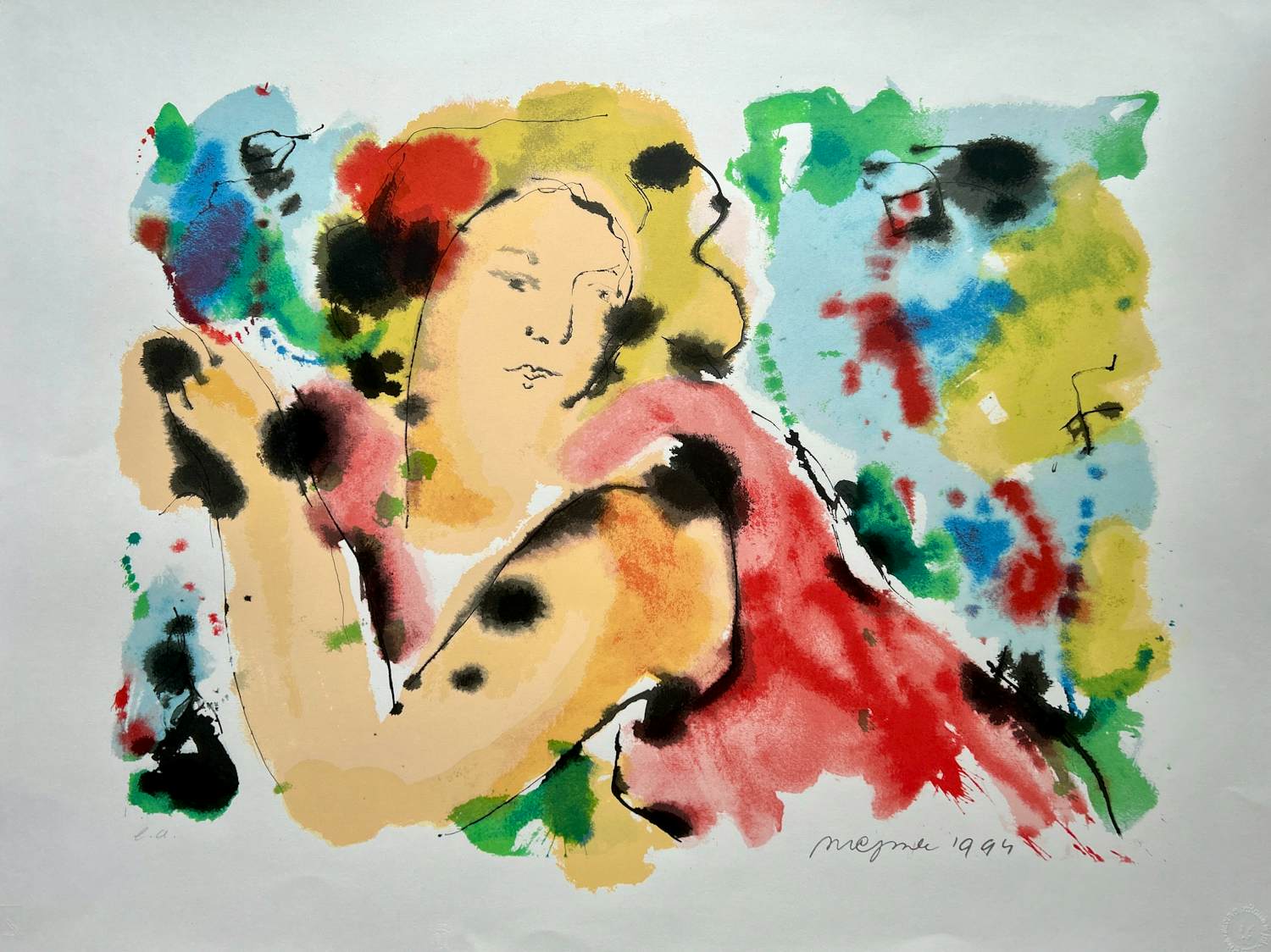 Nic Jonk - Zonder titel verkocht voor € 35!