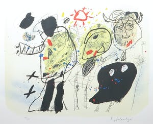 Kees Salentijn - Litho, Zonder titel - Ingelijst kopen? Bied vanaf 1!