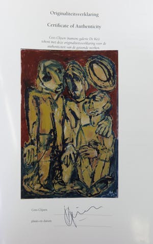 Martin van Wordragen - Olieverf op doek, Lapzwansers - Ingelijst (Groot) kopen? Bied vanaf 300!