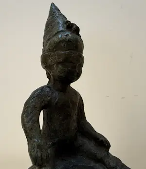 Nicolas Dings - Bronzen sculptuur | 'JA en NEE (regeren de wereld)' | 1998 kopen? Bied vanaf 550!
