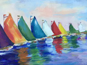 Niet of onleesbaar gesigneerd - Startlijn. kopen? Bied vanaf 1!