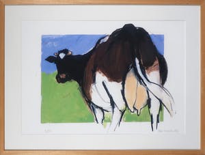 Ellen Meuwese - Giclée, Koe - Ingelijst kopen? Bied vanaf 1!