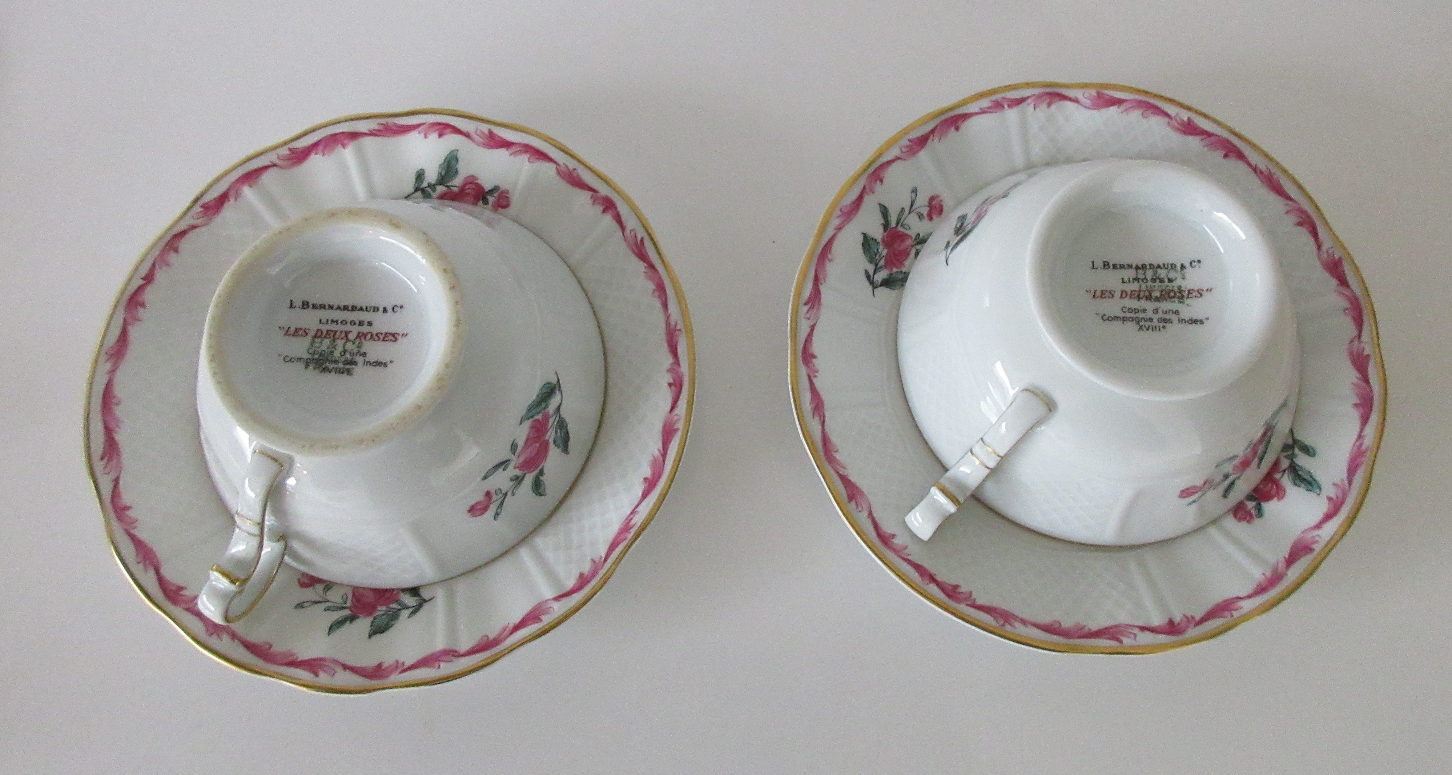 Royal Limoges - Bernadaud & Co Deux Roses/copie d'une Compagnie des Indes XVIII Siecle kopen? Bied vanaf 15!