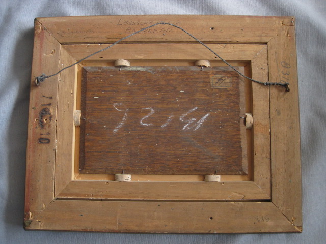 Niet of onleesbaar gesigneerd - Oud olieverf "Amsterdam Leidseplein met Leidsepoort in winter" gesigneerd  kopen? Bied vanaf 1!