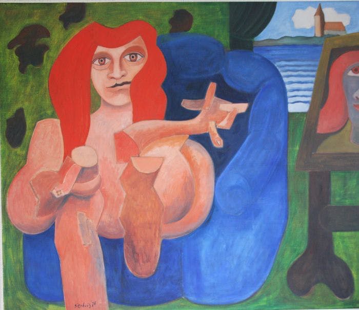 Jan Sierhuis - De blauwe crapaud verkocht voor € 900!