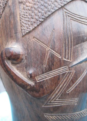 Afrikaans - Buste van een krijger. kopen? Bied vanaf 20!