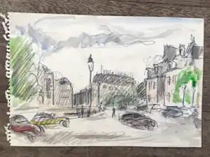 AcheterJan Sluijters (jr.) - Rotonde met auto's in stad.? Enchérissez de 60!