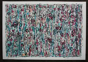Jan Wolkers - Zeefdruk: Winterbeelden VIII- 1995 verkocht voor € 185!