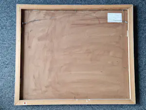 Wil van Leeuwen - Groot expressionistisch olieverf op paneel - Avond te Bretagne - 1960 - sign. kopen? Bied vanaf 69!