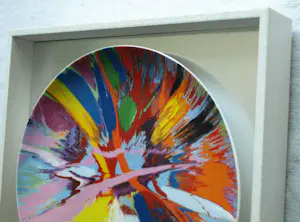 Damien Hirst - Porseleinen bord , Amore, Gasp, Eyes Going into Top of Head and Fluttering kopen? Bied vanaf 1!