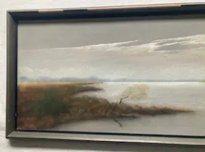 Jan Staats Kiewiet - / Jeska: Ingelijste pasteltekening, Verstild landschap – ca. 1937 kopen? Bied vanaf 50!