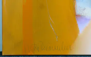 Pieter Vermeulen - Acryl op doek, s'Nachts (Zeer groot) kopen? Bied vanaf 300!