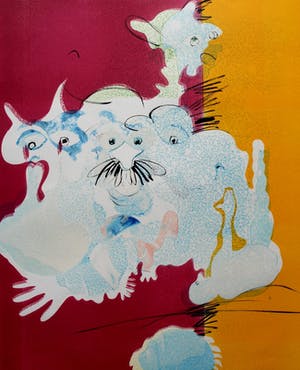 John Slippens - Monotype: Maskers - 1985 kopen? Bied vanaf 55!