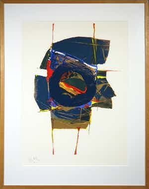 Arty Grimm - Z.T. - Ingelijst verkocht voor € 65!