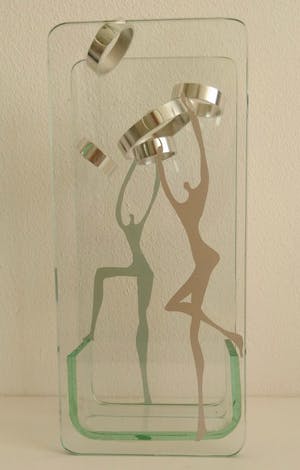 Niet of onleesbaar gesigneerd - glazen gezichtsbedrog, handgemaakt kopen? Bied vanaf 1!